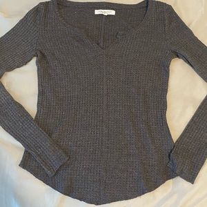 Blue and grey long sleeves from Aeropostale, size xs, fit xs/s, good condition